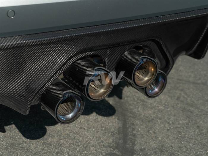 BMW G8X M3 M4 Performance Style CF Exhaust Cover bmwg8x018 thumbnail 3