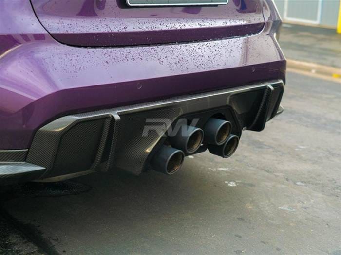 BMW G8X M3 M4 Performance Style CF Exhaust Cover bmwg8x018 thumbnail 4