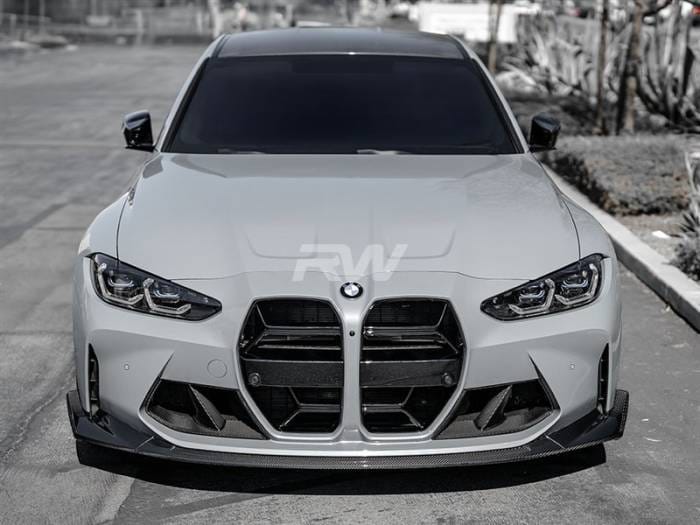 BMW G8X M3/M4 Carbon Fiber CSL Style Front Lip bmwg8x010 thumbnail 2