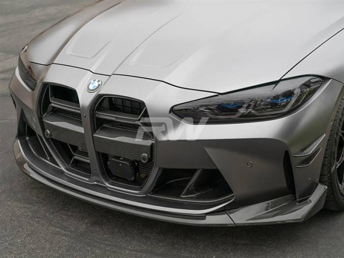 BMW G8X M3/M4 Carbon Fiber CSL Style Front Lip bmwg8x010 thumbnail 4