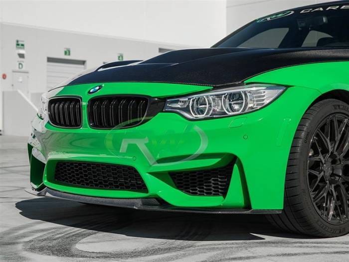 BMW F8X M3 M4 CS Style CF Front Lip Spoiler bmwf8x033 thumbnail 4