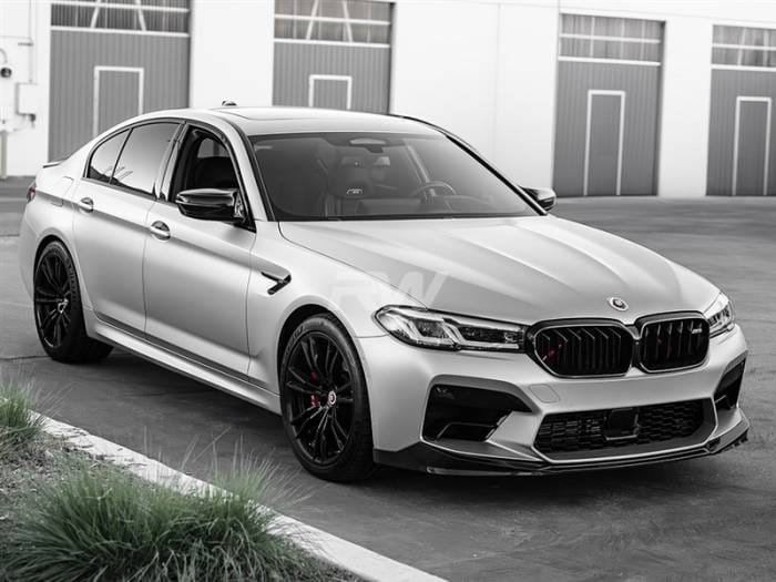 BMW F90 M5 LCI Performance V2 CF Front Lip Spoiler bmwf9025 thumbnail 3