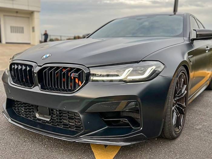 BMW F90 M5 LCI CS Style Carbon Fiber Front Lip bmwf90035