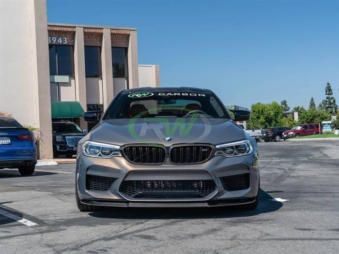 BMW F90 M5 RWS Carbon Fiber Front Lip Spoiler bmwf9014 thumbnail 3