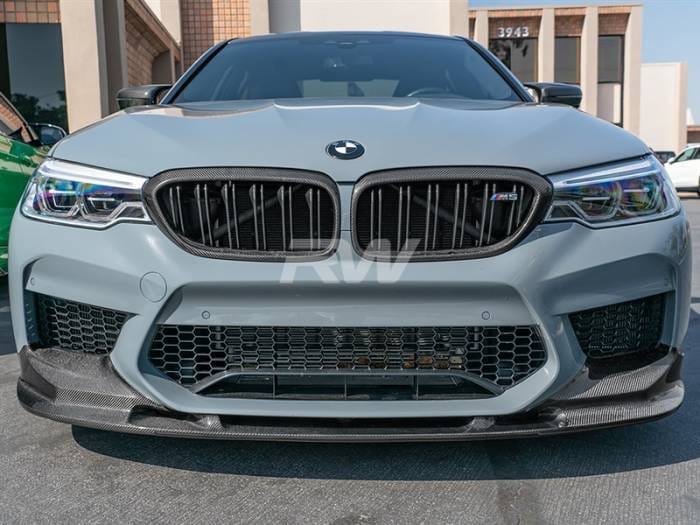 BMW F90 M5 3D Style Carbon Fiber Front Lip bmwf9013 thumbnail 2