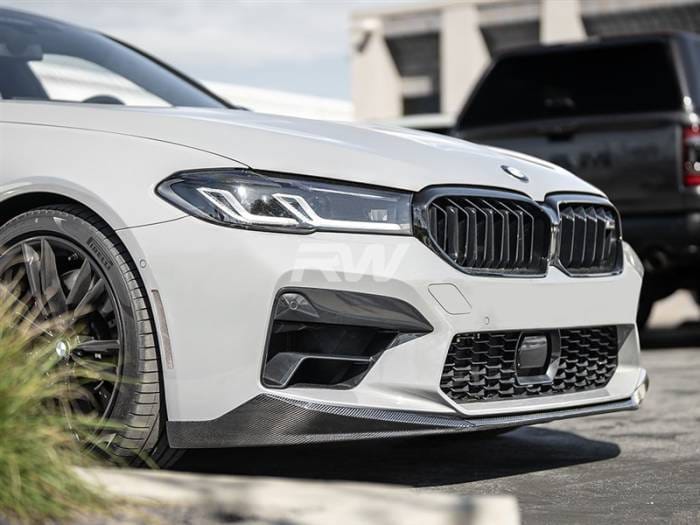 BMW F90 M5 LCI Performance Style V1 Carbon Fiber Front Lip bmwf90040 thumbnail 3