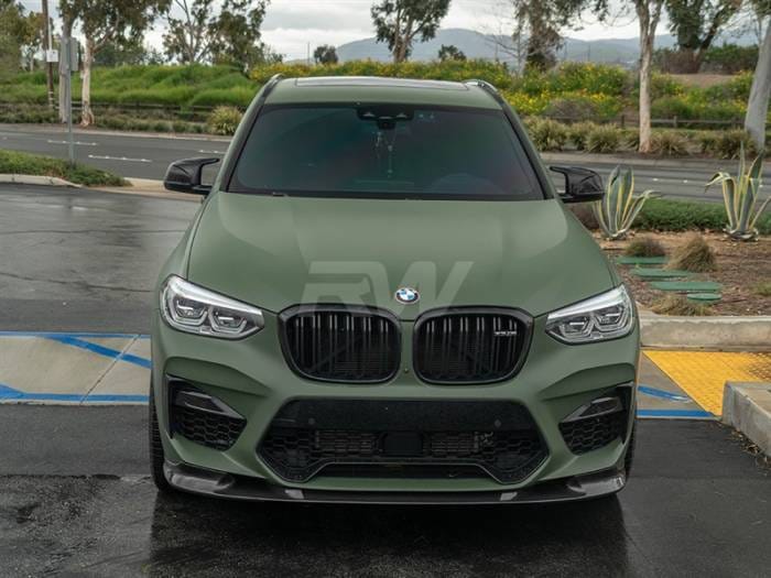 BMW F97 X3M/F98 X4M 3D Style Carbon Fiber Front Lip bmwf9802 thumbnail 3