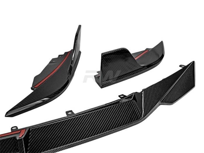 BMW F91 F92 F93 M8 SQ Style CF Front Lip bmwf91015 thumbnail 5