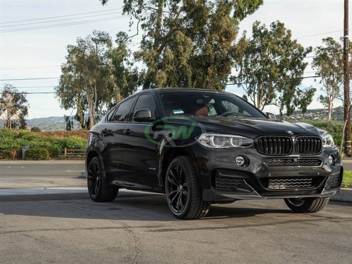 BMW F16 X6 M Sport Carbon Fiber Front Lip bmwf16002 thumbnail 2