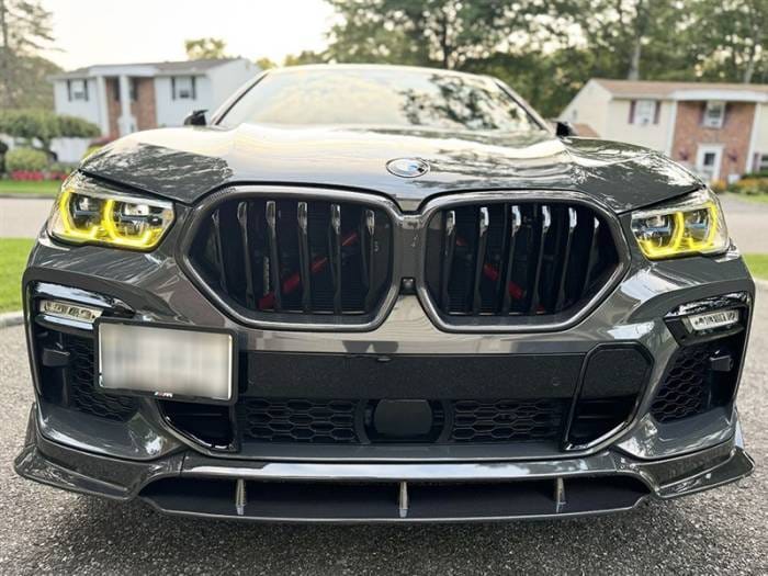 BMW G06 X6 Carbon Fiber Front Lip Spoiler bmwg06008 thumbnail 2