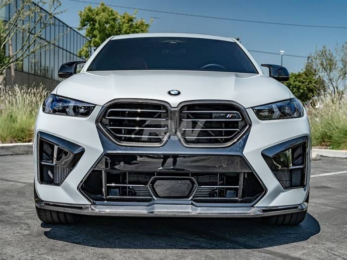 BMW F96 X6M LCI RWS Carbon Fiber Front Lip bmwf9607 thumbnail 2
