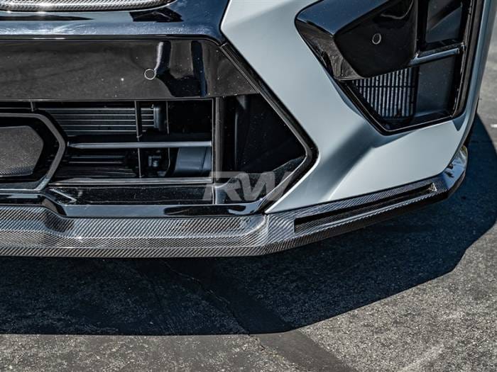 BMW F96 X6M LCI RWS Carbon Fiber Front Lip bmwf9607 thumbnail 3