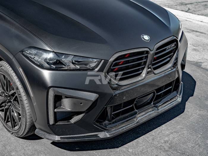 BMW F96 X6M LCI RWS Carbon Fiber Front Lip bmwf9607 thumbnail 4