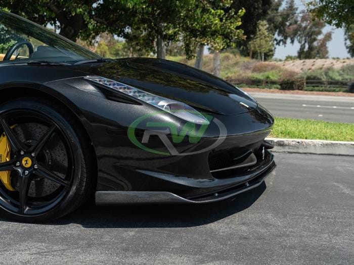Ferrari 458 Carbon Fiber Front Lip Spoiler Ferrari458-04