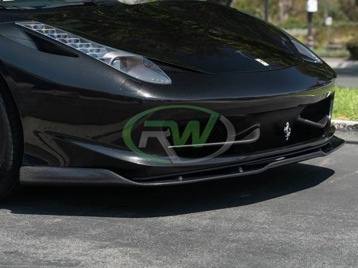 Ferrari 458 Carbon Fiber Front Lip Spoiler Ferrari458-04 thumbnail 2