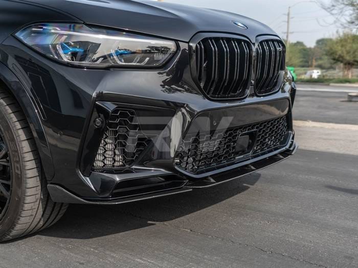 BMW F95 X5M Carbon Fiber Front Lip Spoiler bmwf9504 thumbnail 2