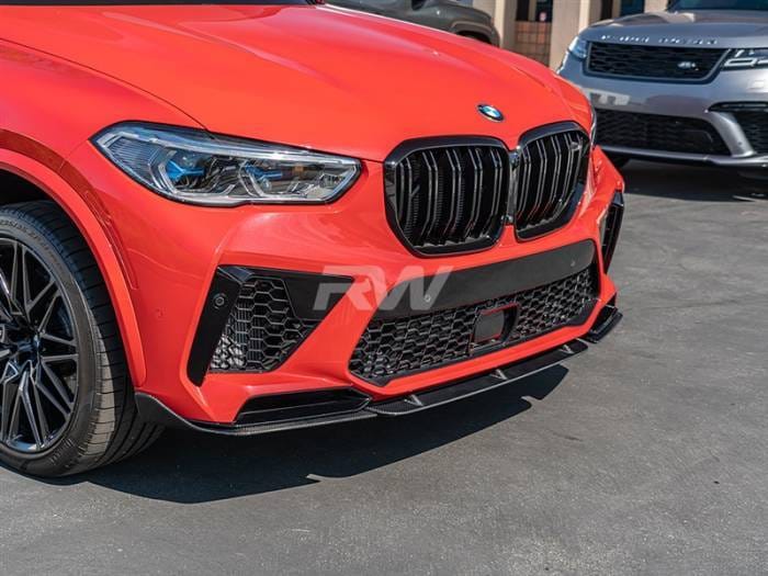 BMW F95 X5M Carbon Fiber Front Lip Spoiler bmwf9504 thumbnail 4