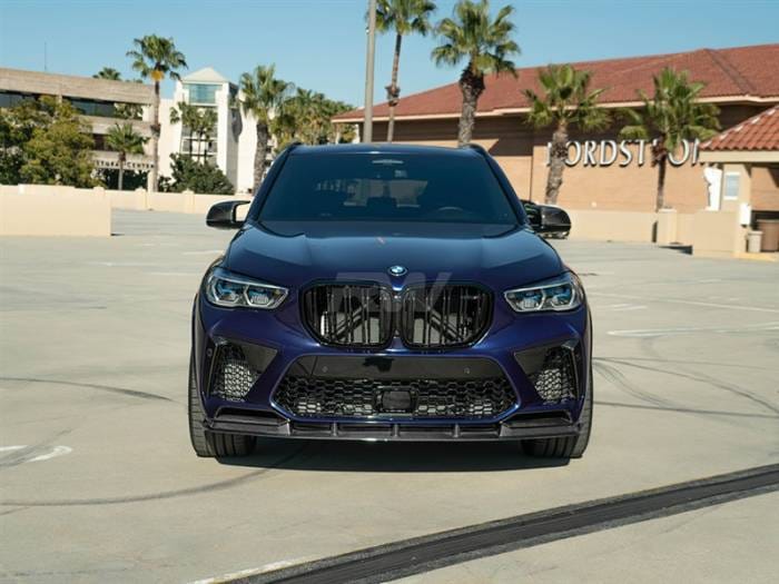 BMW F95 X5M RWS Carbon Fiber Front Lip Spoiler bmwf9502 thumbnail 5