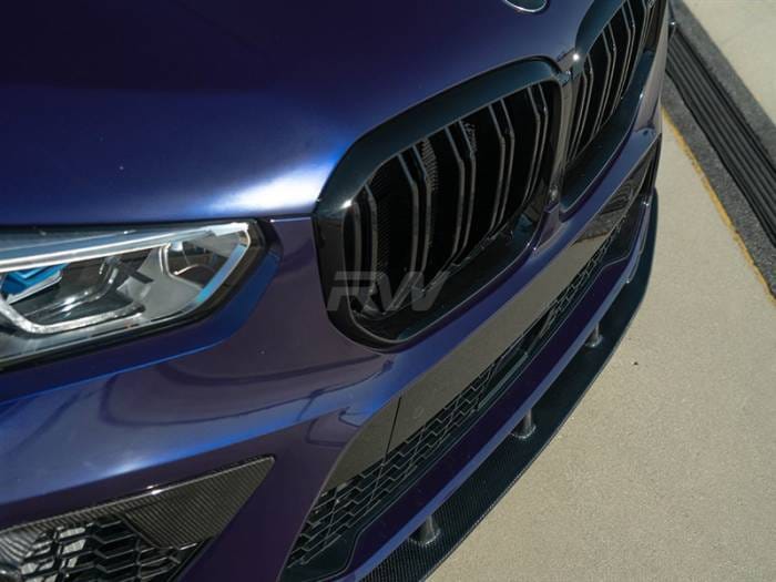 BMW F95 X5M RWS Carbon Fiber Front Lip Spoiler bmwf9502 thumbnail 6