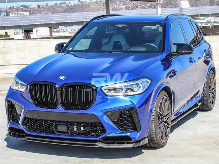 BMW F95 X5M Man Style Carbon Fiber Front Lip bmwf95011 thumbnail 3