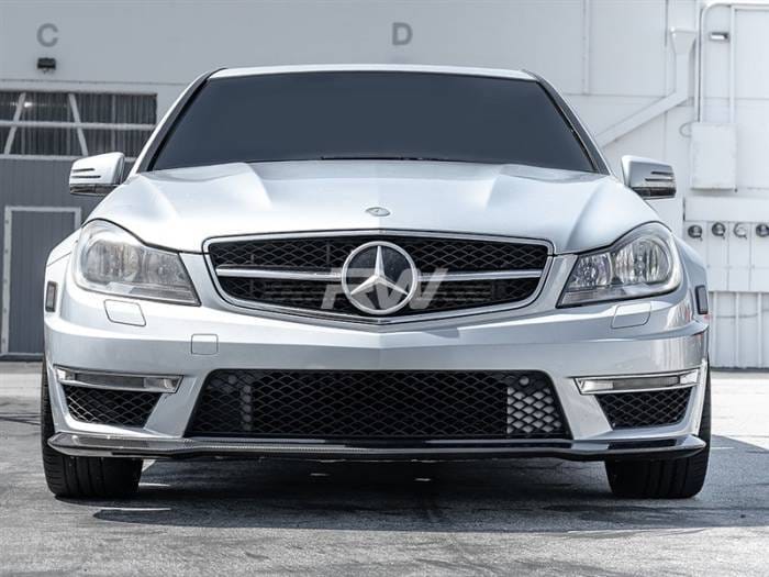 Mercedes C63 Black Series Style Carbon Fiber Front Lip mercw20410 thumbnail 2