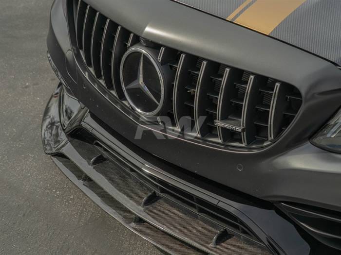 Mercedes W205 C63 BRS Style Carbon Fiber Front Lip mercw20507 thumbnail 2