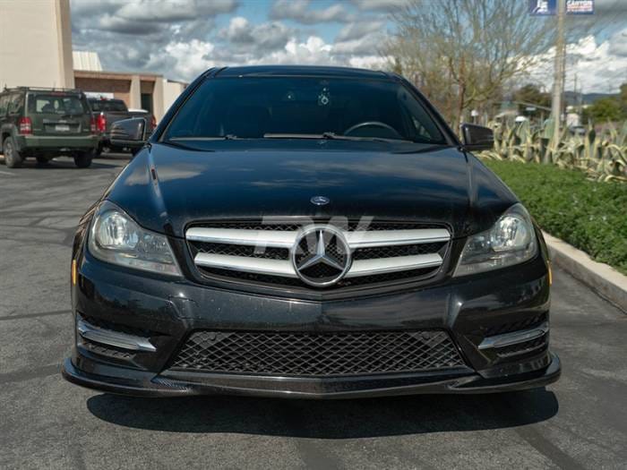 Mercedes W204 C Class Carbon Fiber Front Lip mercw20406 thumbnail 2