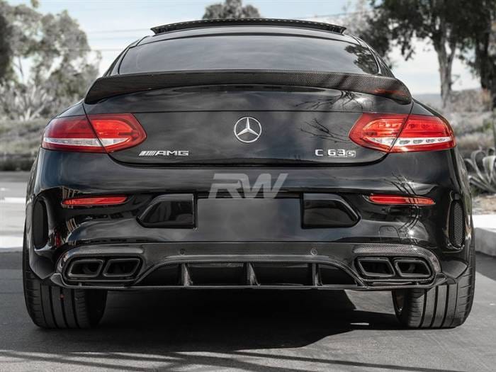 Mercedes W205 C63 Coupe ED1 Style CF Diffuser mercw20528 thumbnail 2