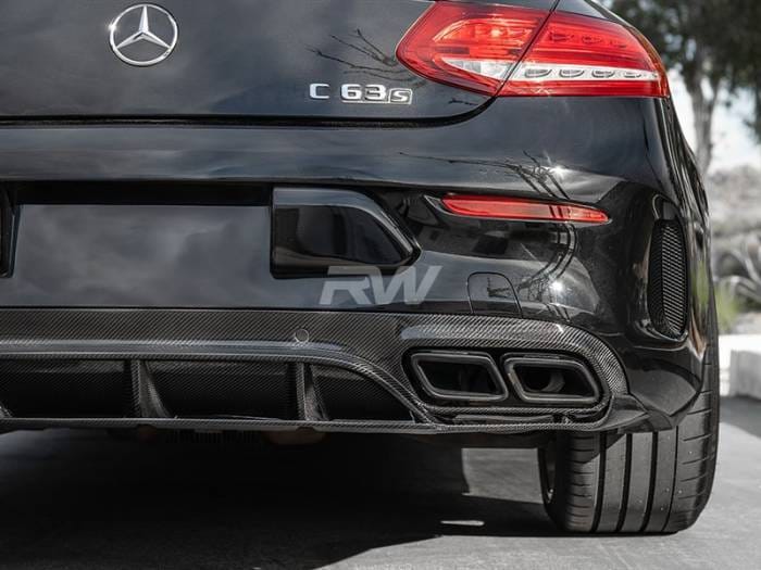 Mercedes W205 C63 Coupe ED1 Style CF Diffuser mercw20528 thumbnail 3