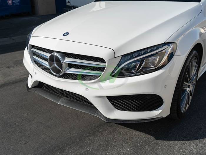 Mercedes W205 Carbon Fiber Front Lip Spoiler mercw20503