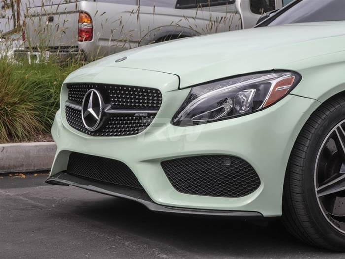 Mercedes W205 Carbon Fiber Front Lip Spoiler mercw20503 thumbnail 4