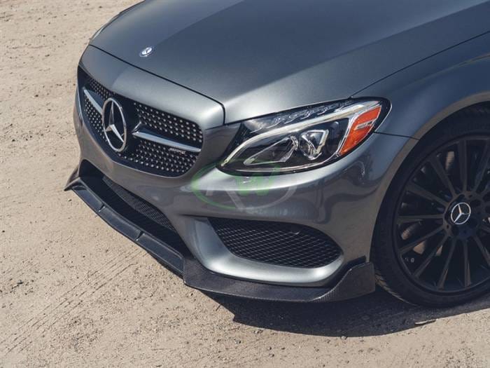 Mercedes W205 BRS Style Carbon Fiber Front Lip mercw20515