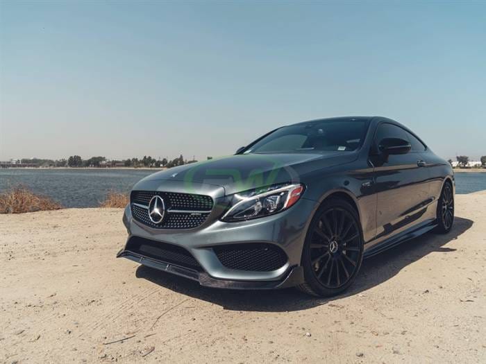 Mercedes W205 BRS Style Carbon Fiber Front Lip mercw20515 thumbnail 3