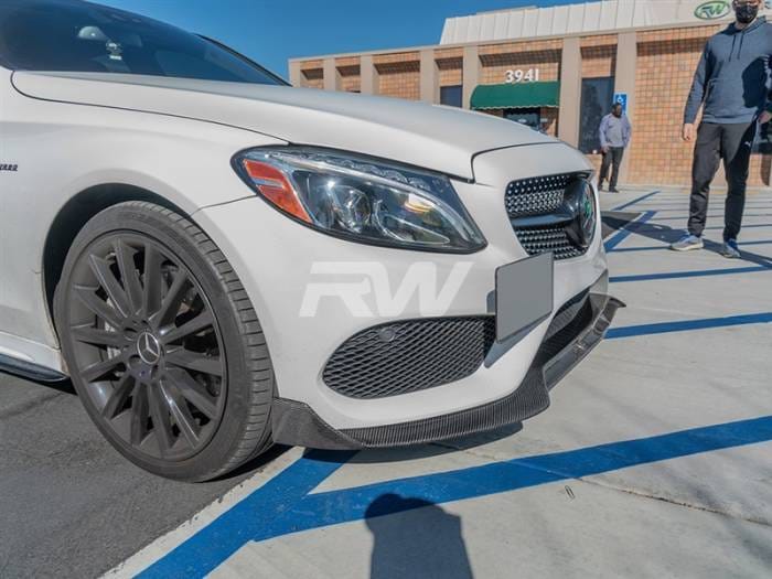 Mercedes W205 BRS Style Carbon Fiber Front Lip mercw20515 thumbnail 5