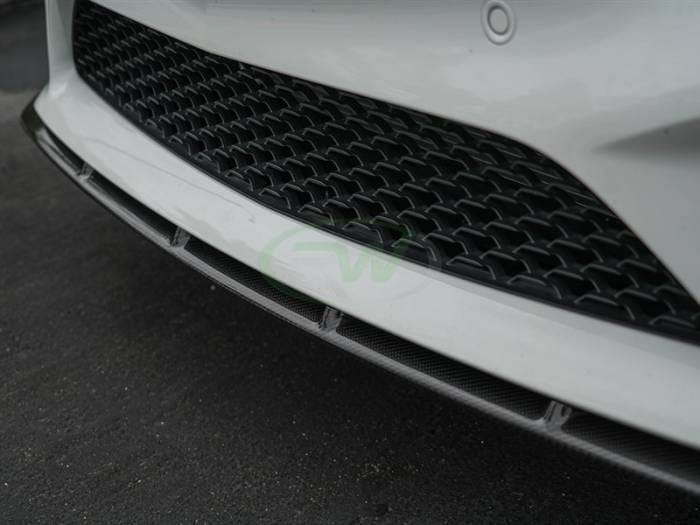 Mercedes W205 C43 2019+ Night Style CF Front Lip mercw20545 thumbnail 2