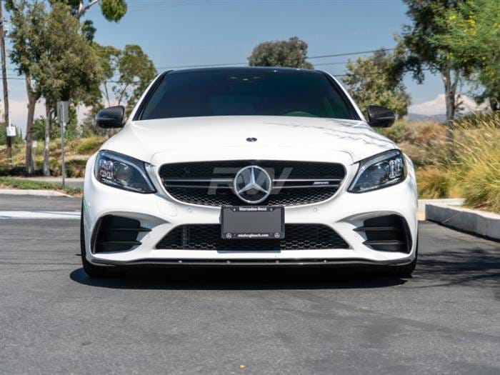 Mercedes W205 C43 2019+ Night Style CF Front Lip mercw20545 thumbnail 3