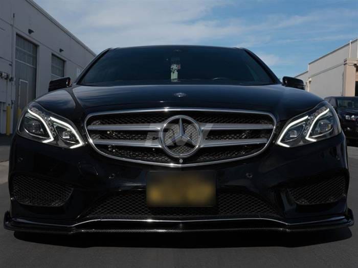 Mercedes W212 14+ Sport Carbon Fiber Front Lip mercw21222 thumbnail 2