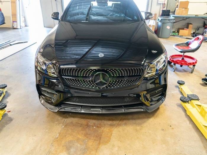 Mercedes W213 E-Class Sport Carbon Fiber Front Lip mercw21307 thumbnail 2