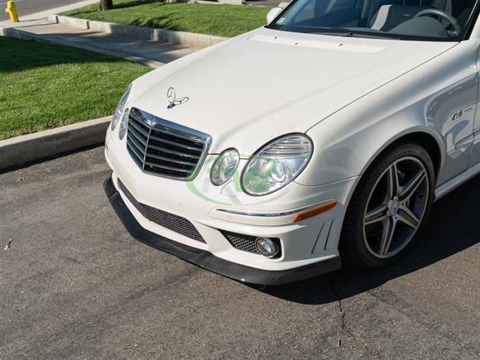 Mercedes W211 E63 AMG Carbon Fiber Lip Spoiler mercw21101
