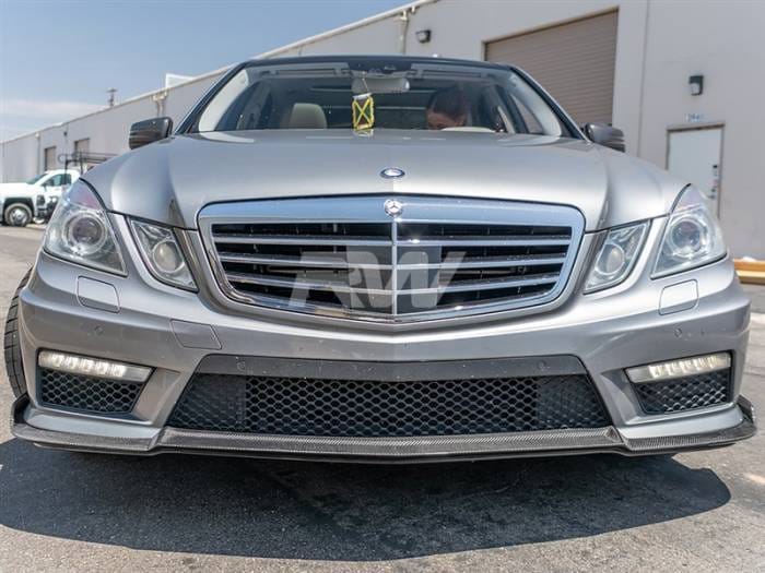 Mercedes W212 E63 Renn Style CF Front Lip 10-13 mercw21217 thumbnail 4