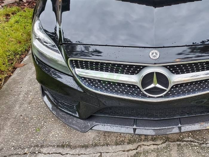 Mercedes W218 CLS 15-17 Sport Carbon Fiber Front Lip mercw21811 thumbnail 2