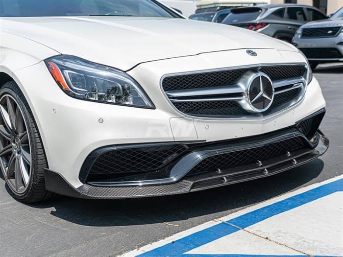 Mercedes W218 CLS63 BRS Style Carbon Fiber Front Lip mercw21812 thumbnail 3