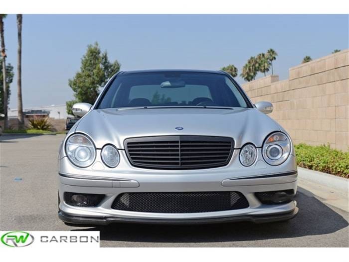 Mercedes W211 E55 AMG Carbon Fiber Front Lip mercw21102 thumbnail 2