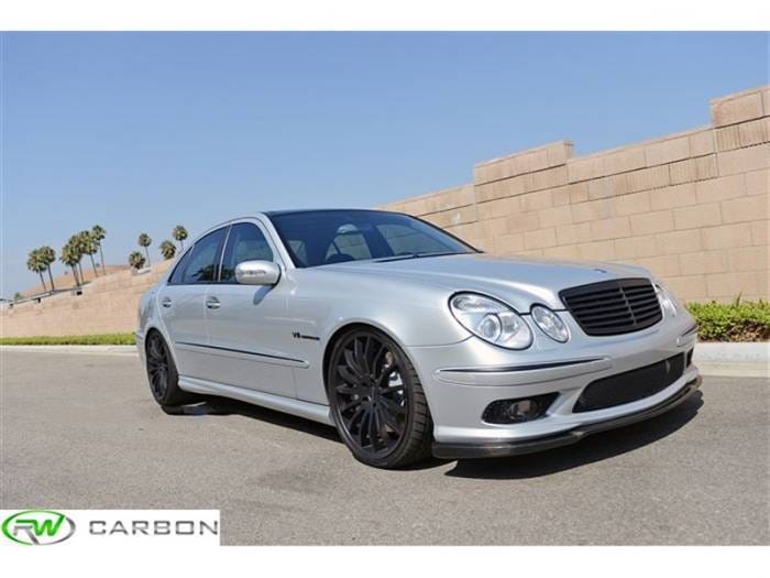 Mercedes W211 E55 AMG Carbon Fiber Front Lip mercw21102 thumbnail 3