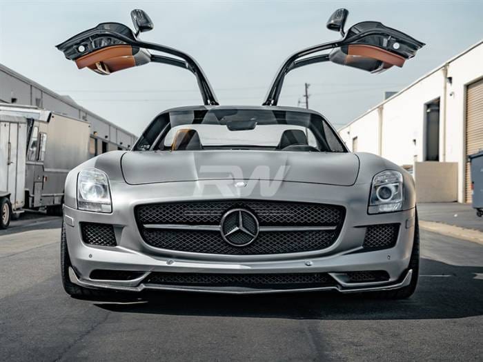 Mercedes SLS Renn Style Carbon Fiber Front Lip mercsls02 thumbnail 2