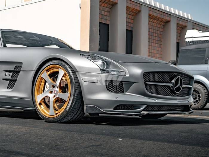 Mercedes SLS Renn Style Carbon Fiber Front Lip mercsls02 thumbnail 4