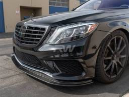 Mercedes W222 S63 Carbon Fiber Front Lip Spoiler mercw22203