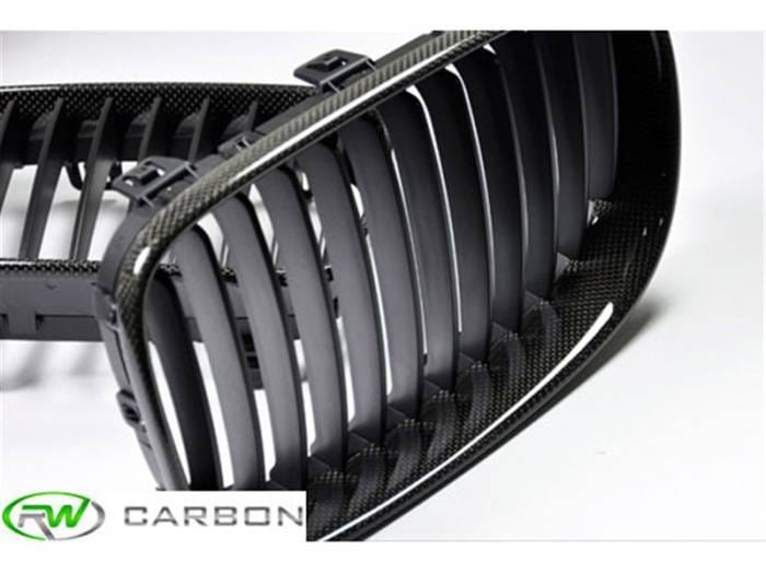 BMW E82 E88 Carbon Fiber Kidney Grilles bmwe82001 thumbnail 2