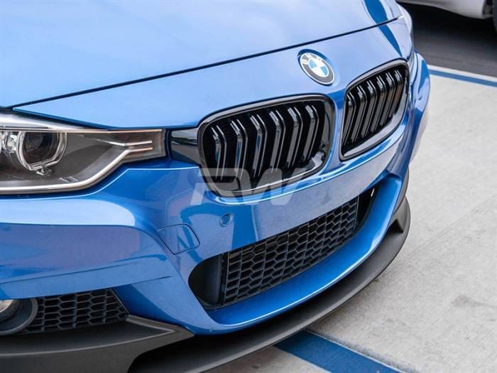BMW F30 F31 Double Slat Gloss Black Grilles bmwf30028 thumbnail 2
