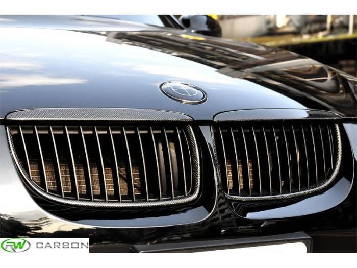 BMW E90 E91 Carbon Fiber Grilles bmwe90010